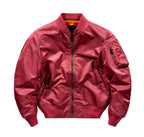 Blouson aviateur avec finitions côtelées pour adultes | Idéal pour la mi-saison