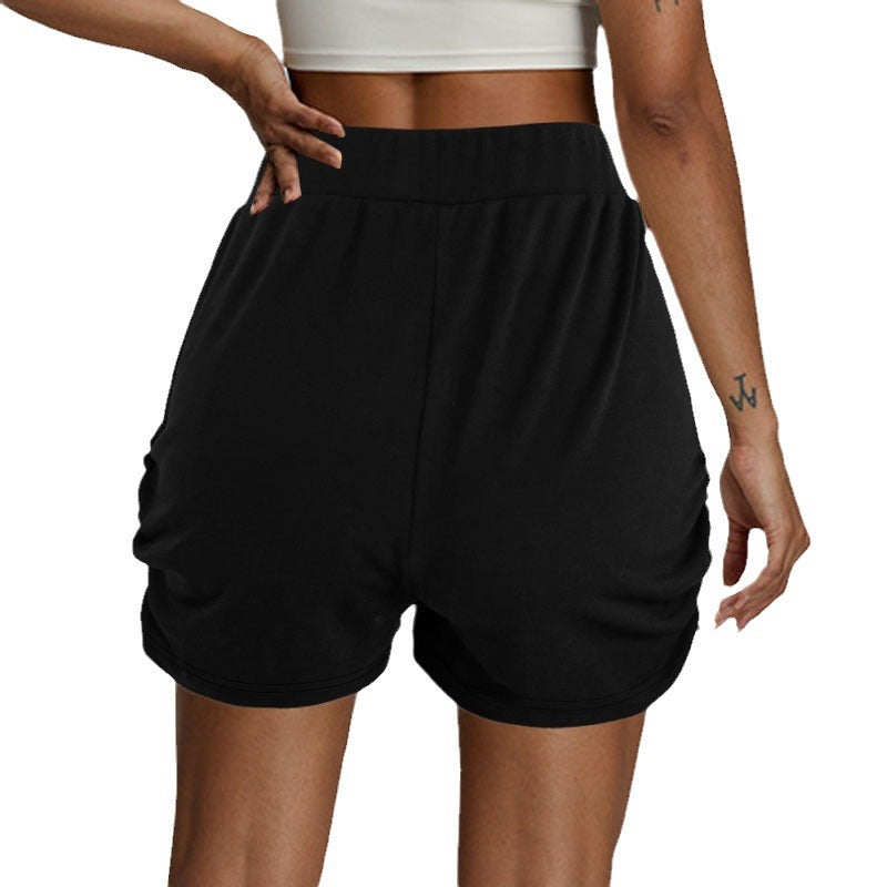 Short Crayon Avec Taille Haute Et Plis Pour Femme | Idéal Pour L’Été