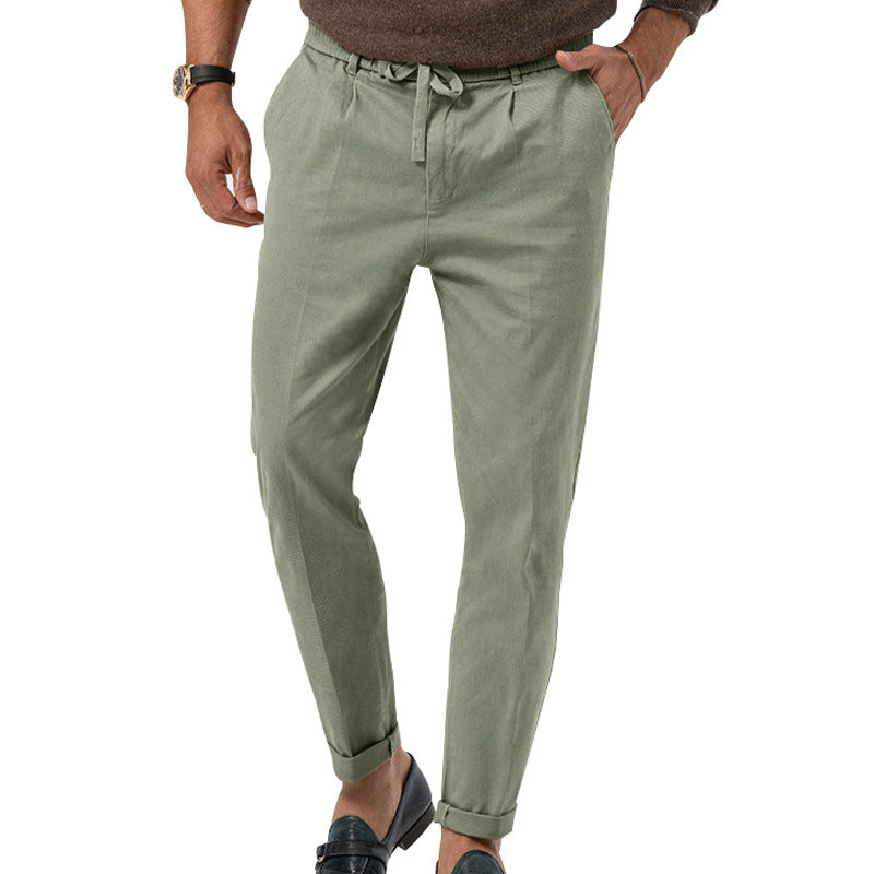 Pantalon À Taille Haute Et Jambe Droite Pour Homme | Idéal Pour Usage Quotidien
