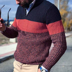 Pull Tricoté Uni pour Hommes avec Coupe Décontractée | Idéal pour l’Automne et l’Hiver