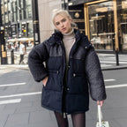 Manteau Long à Col Bordé pour Femmes | Idéal pour la Saison Automne-Hiver