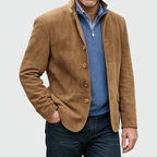 Blazer Avec Fermeture À Boutons Et Coupe Structurée Pour Homme | Idéal pour un Usage Quotidien