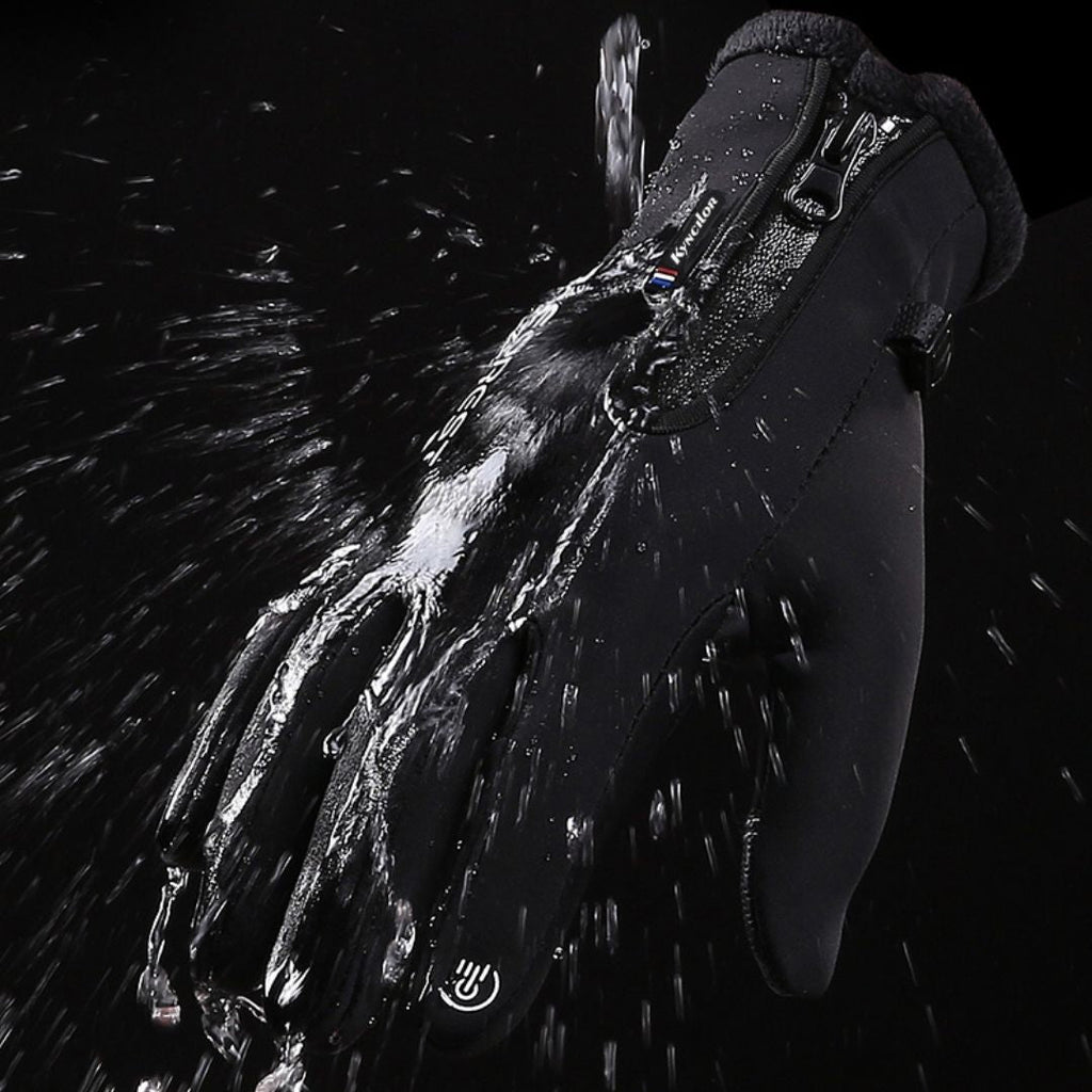 Gants Hiver avec Fonction Écran Tactile et Fermeture à Glissière | Idéal pour les Activités Extérieures