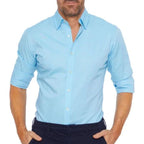 Chemise Slim Fit À Manches Longues Pour Homme | Idéal Pour Usage Quotidien