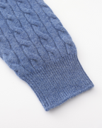 Pull pour Homme avec Col Zippé et Motif en Torsades | Idéal pour l’Hiver