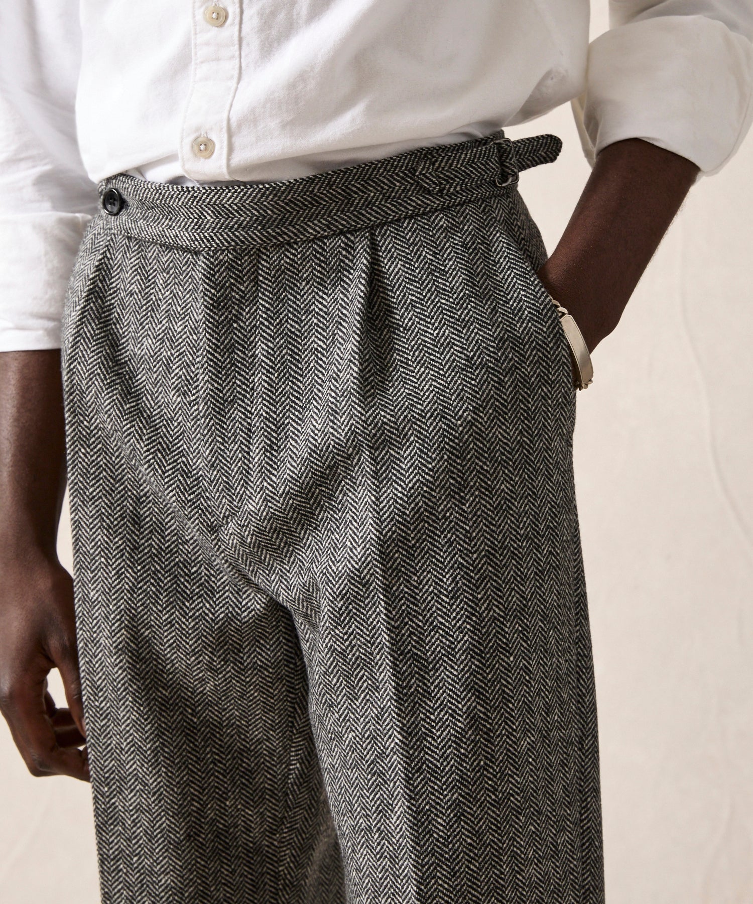 Pantalon De Costume avec Coupe Droite Et Ajusteurs Latéraux pour Homme | Idéal pour Les Occasions Formelles