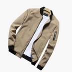 Veste Bomber Avec Poches Zippées Et Coupe Classique Pour Homme | Idéal Pour La Mi-Saison Et Un Usage Quotidien