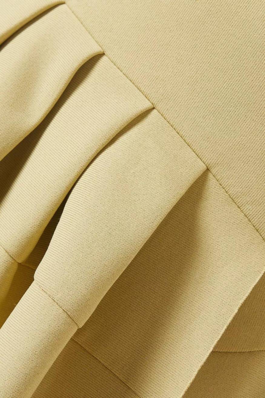 Robe Midi Asymétrique Avec Épaule Dénudée Pour Femme | Idéal Pour Soirées Et Événements