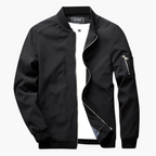 Veste Bomber Avec Poches Zippées Et Coupe Classique Pour Homme | Idéal Pour La Mi-Saison Et Un Usage Quotidien