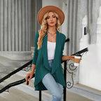 Gilet Texturé avec Coupe Droite pour Femmes | Idéal pour l'Automne