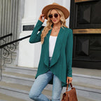 Gilet Texturé avec Coupe Droite pour Femmes | Idéal pour l'Automne