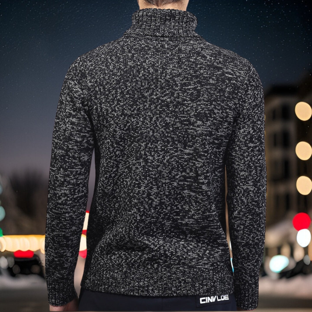 Pull-Over Homme à Col Rond avec Détails Tricotés pour Tenue Polyvalente | Idéal pour Toutes Occasions