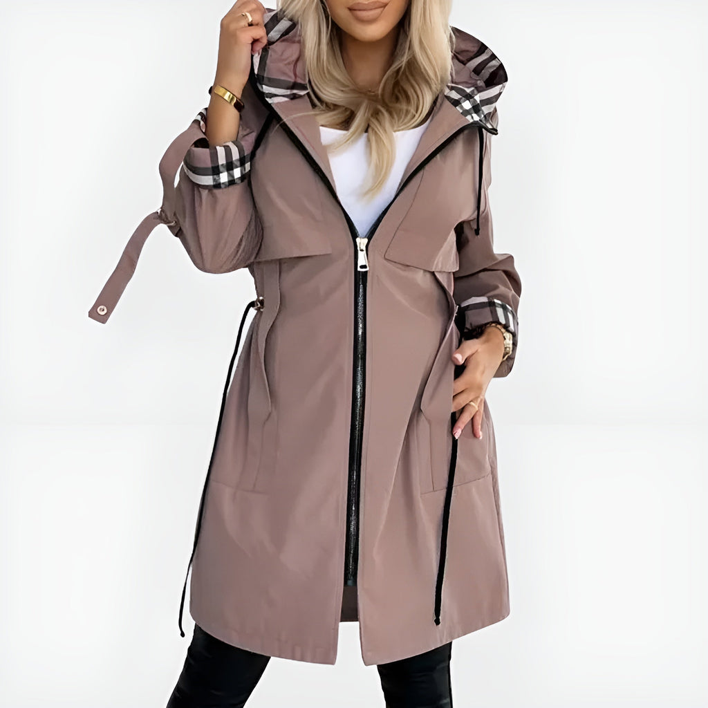 Manteau Léger avec Fermeture Éclair Frontale pour Femmes | Idéal pour les Tenues Décontractées et Formelles