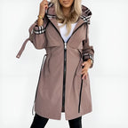Manteau Léger avec Fermeture Éclair Frontale pour Femmes | Idéal pour les Tenues Décontractées et Formelles