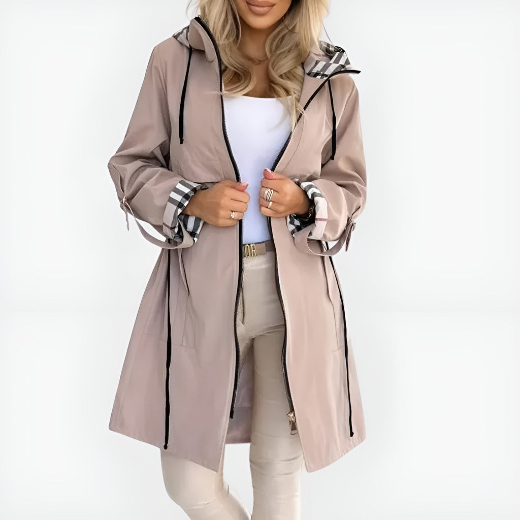 Manteau Léger avec Fermeture Éclair Frontale pour Femmes | Idéal pour les Tenues Décontractées et Formelles