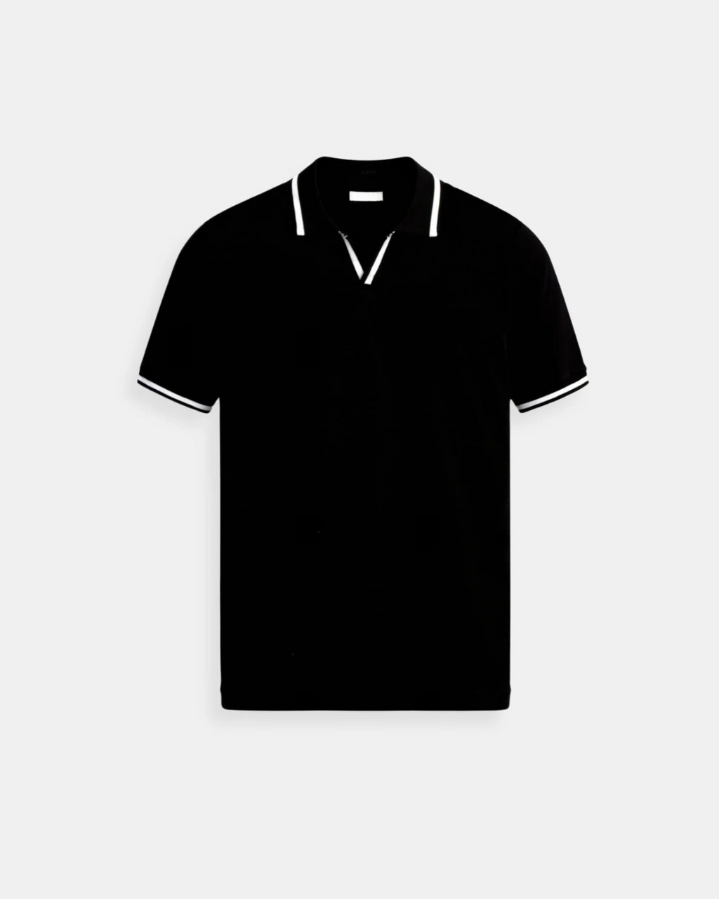 Polo À Col Ouvert Avec Finitions Contrastées Pour Hommes | Idéal Pour La Saison Chaude Et Les Usages Quotidiens