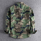 Chemise Slim Fit À Motif Camouflage Pour Homme | Idéal Pour Tenues Décontractées