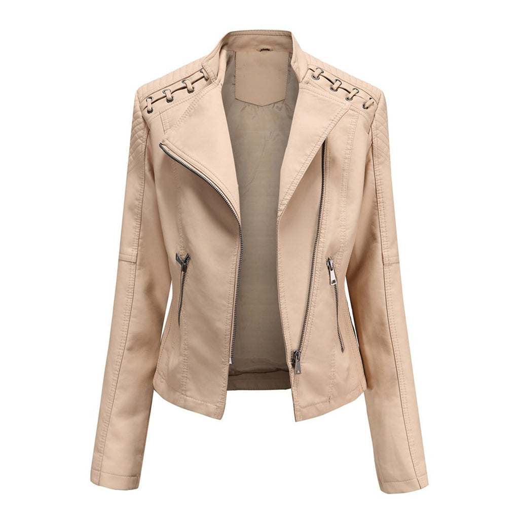 Veste Zippée avec Col Montant pour Femme | Idéale pour la Mi-Saison