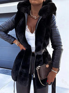 Manteau Mi-Long Femme | Ceinture Amovible | Fermeture Boutonnée | Idéal Hiver