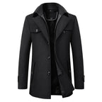 Veste Ajustée avec Fermeture Zippée pour Hommes | Idéale pour l’Hiver