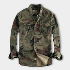 Chemise Slim Fit À Motif Camouflage Pour Homme | Idéal Pour Tenues Décontractées