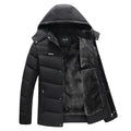 Manteau Long avec Capuche et Fermeture Zippée pour Hommes | Idéal pour l'Hiver