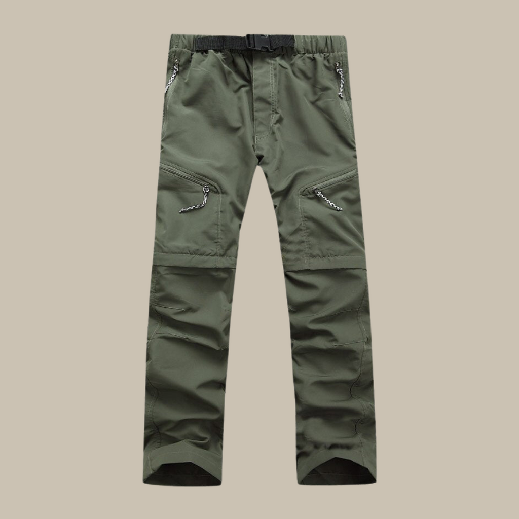 Pantalon Convertible avec Taille Élastique pour Homme | Idéal pour les Activités Extérieures