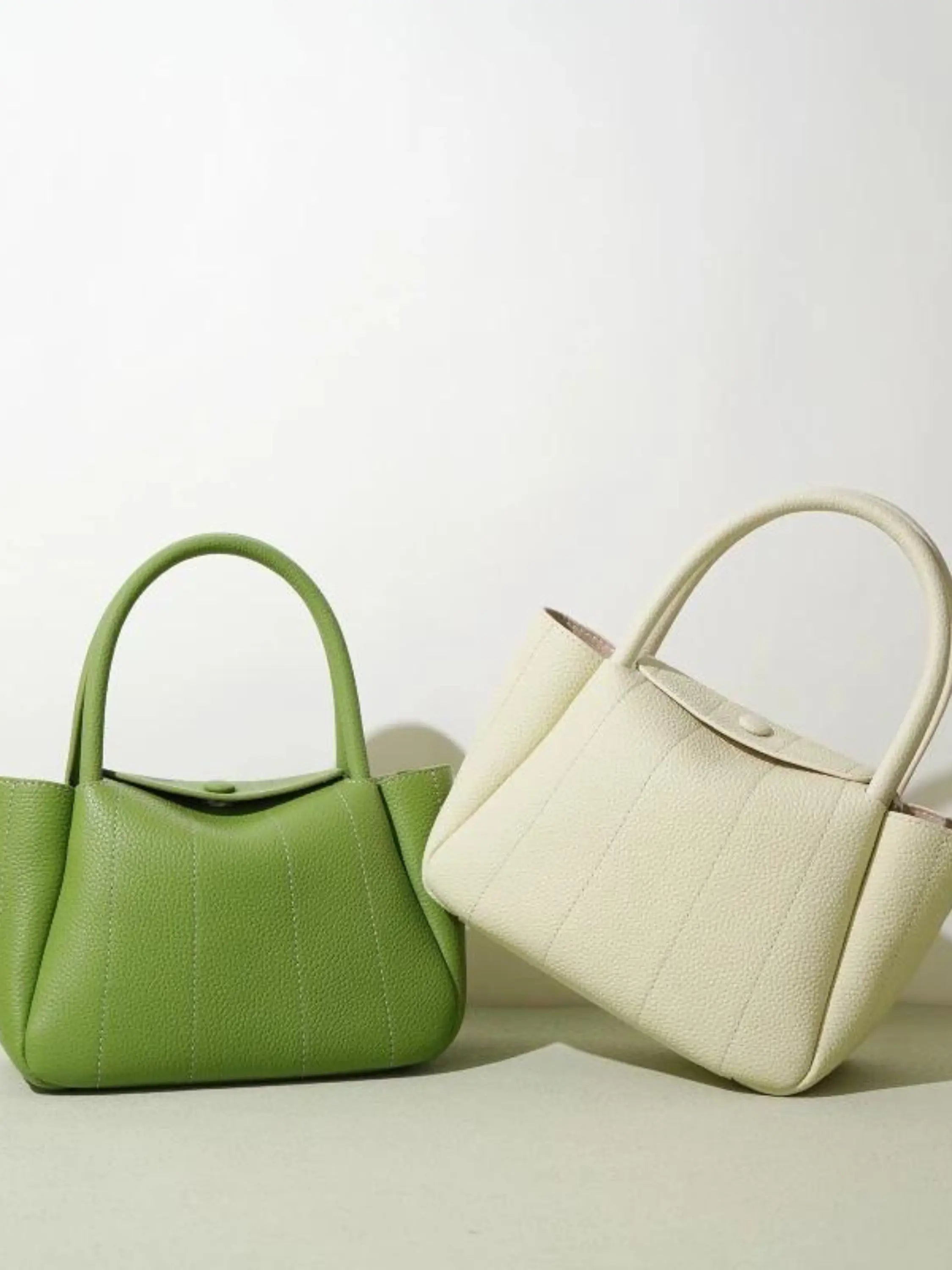 Sac Cabas Vert Avec Poignées Ergonomiques Pour Femmes | Idéal Pour Usage Quotidien Et Sorties