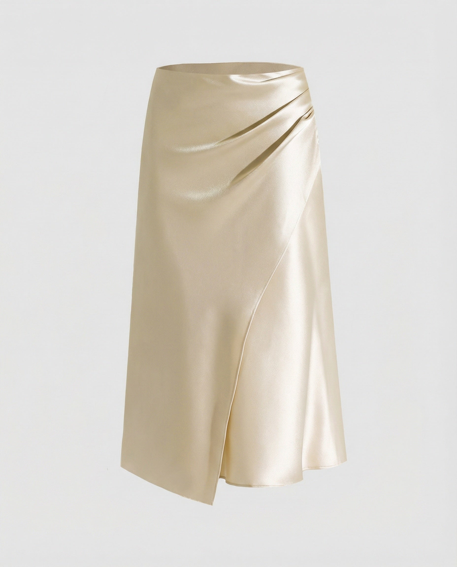 Jupe Portefeuille Fluide avec Drapé et Taille Ajustable pour Femme | Idéale pour Quotidien et Occasions