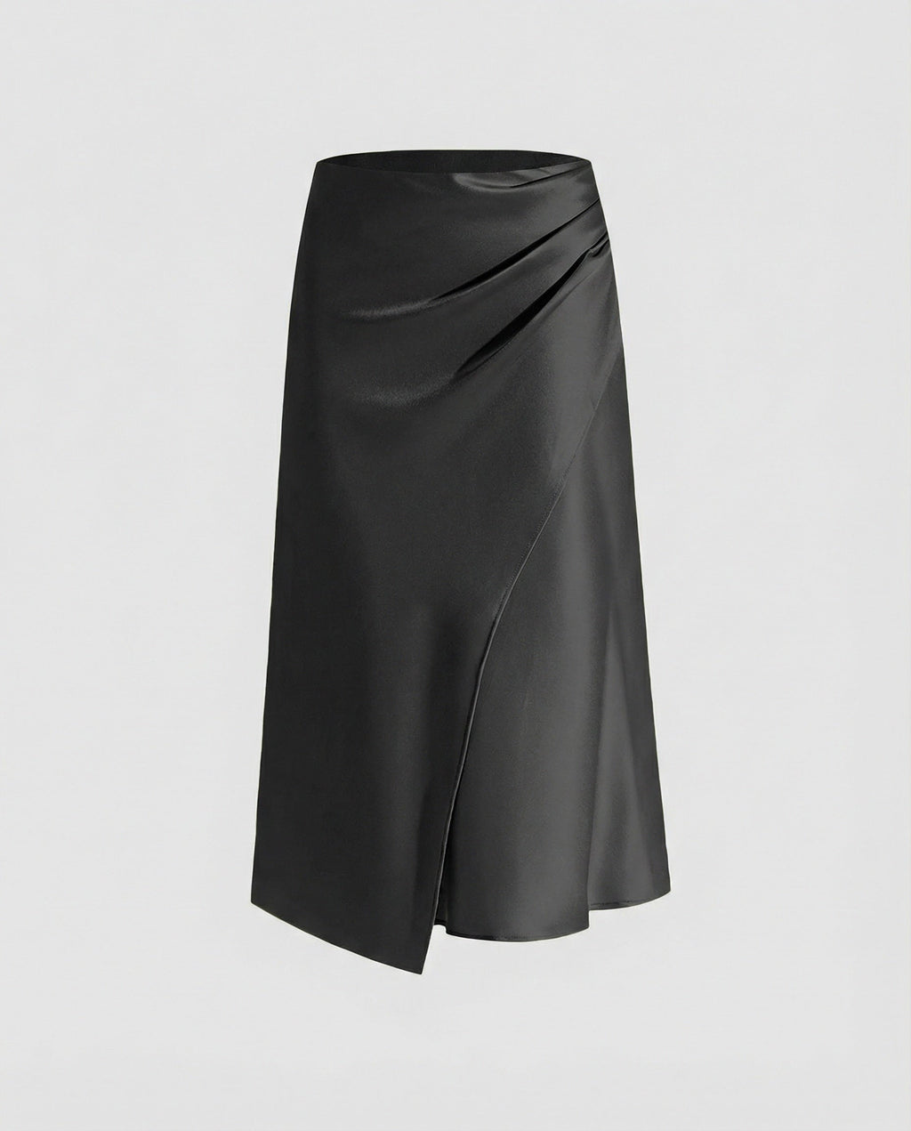 Jupe Portefeuille Fluide avec Drapé et Taille Ajustable pour Femme | Idéale pour Quotidien et Occasions