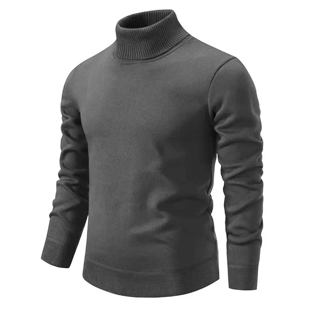 Pull à Col Roulé en Maille Ajustée pour Homme | Idéal pour un Usage Quotidien