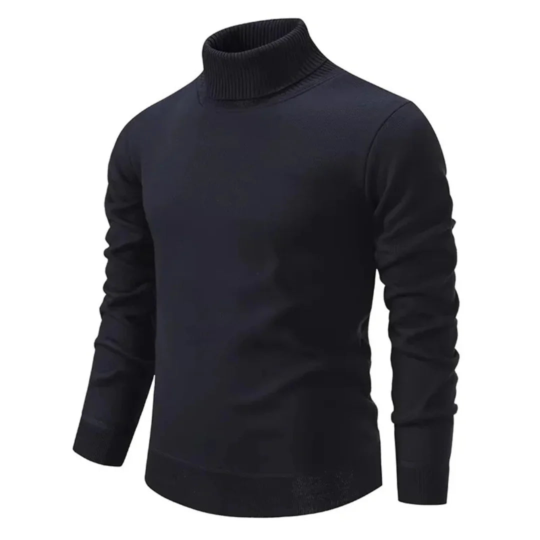 Pull à Col Roulé en Maille Ajustée pour Homme | Idéal pour un Usage Quotidien