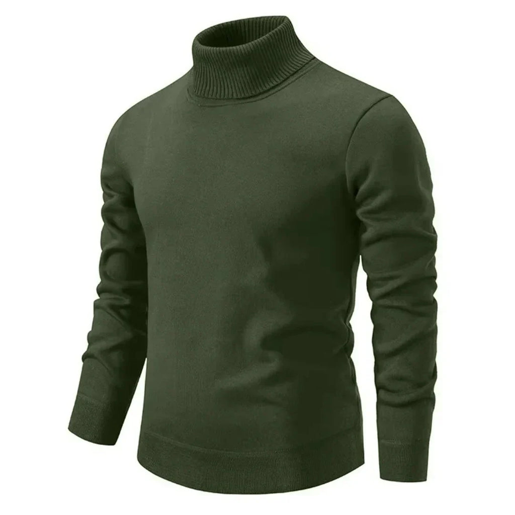 Pull à Col Roulé en Maille Ajustée pour Homme | Idéal pour un Usage Quotidien