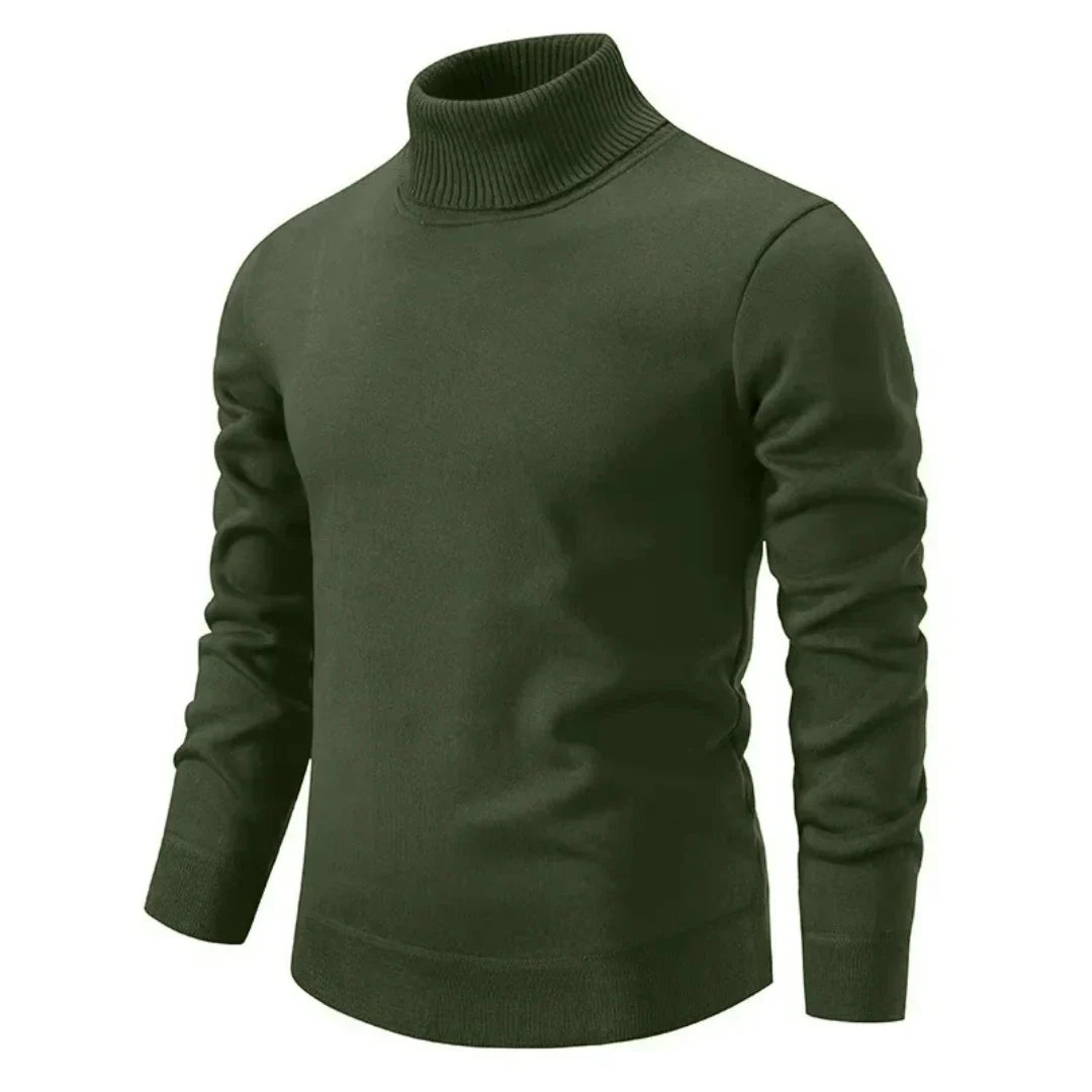 Pull à Col Roulé en Maille Ajustée pour Homme | Idéal pour un Usage Quotidien