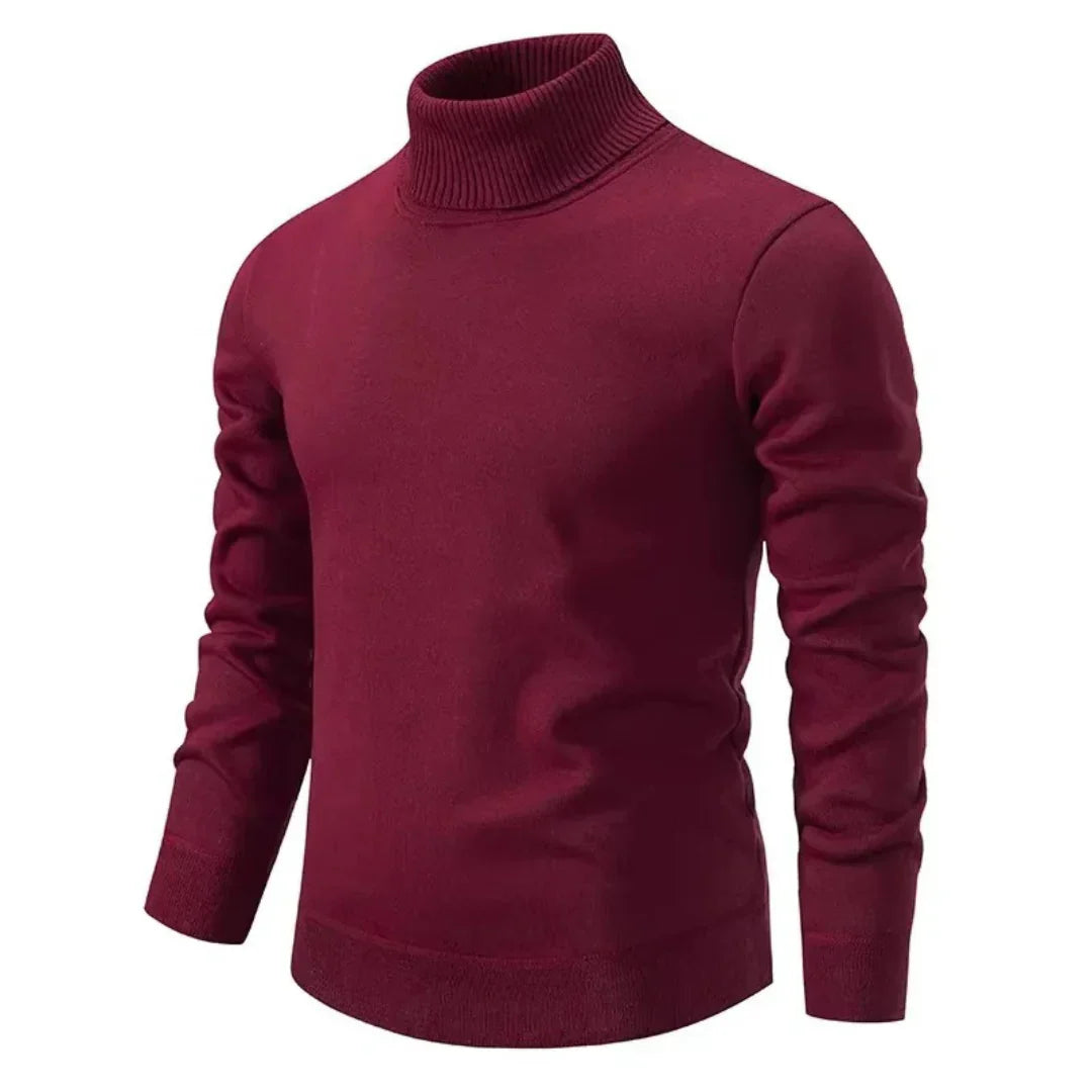 Pull à Col Roulé en Maille Ajustée pour Homme | Idéal pour un Usage Quotidien