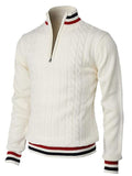 Pull À Fermeture Éclair Avec Col Montant Pour Homme | Idéal Pour La Saison Fraîche