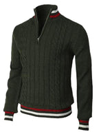 Pull À Fermeture Éclair Avec Col Montant Pour Homme | Idéal Pour La Saison Fraîche