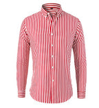 Chemise Rayée À Manches Longues avec Coupe Classique pour Homme | Idéale pour Le Bureau Ou Les Loisirs