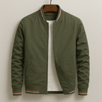 Veste De Transition Style Bomber Avec Poches Pour Homme | Idéal Pour La Mi-Saison