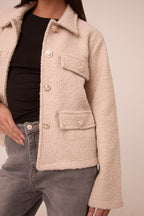 Veste Courte Avec Poches À Rabat Pour Femme | Idéal Pour Saisons Intermédiaires Et Usage Quotidien
