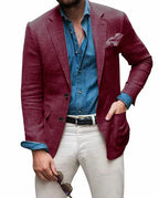 Blazer avec Poche Poitrine pour Homme | Idéal pour le Printemps et l’Été
