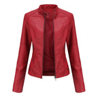 Veste Courte À Col Et Fermeture Zippée pour Femme | Idéale pour Mi-Saison