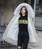 Manteau Long avec Capuche et Doublure Amovible pour Femme | Idéal pour l’Hiver