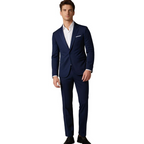 Costume Homme avec Blazer et Pantalon Droit | Idéal Pour Les Occasions Formelles