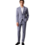 Costume Homme avec Blazer et Pantalon Droit | Idéal Pour Les Occasions Formelles
