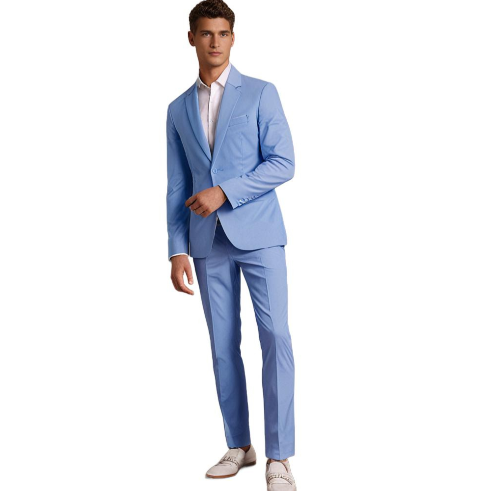 Costume Homme avec Blazer et Pantalon Droit | Idéal Pour Les Occasions Formelles