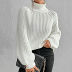 Pull À Col Roulé avec Coupe Ample pour Femme | Idéal pour La Saison Fraîche