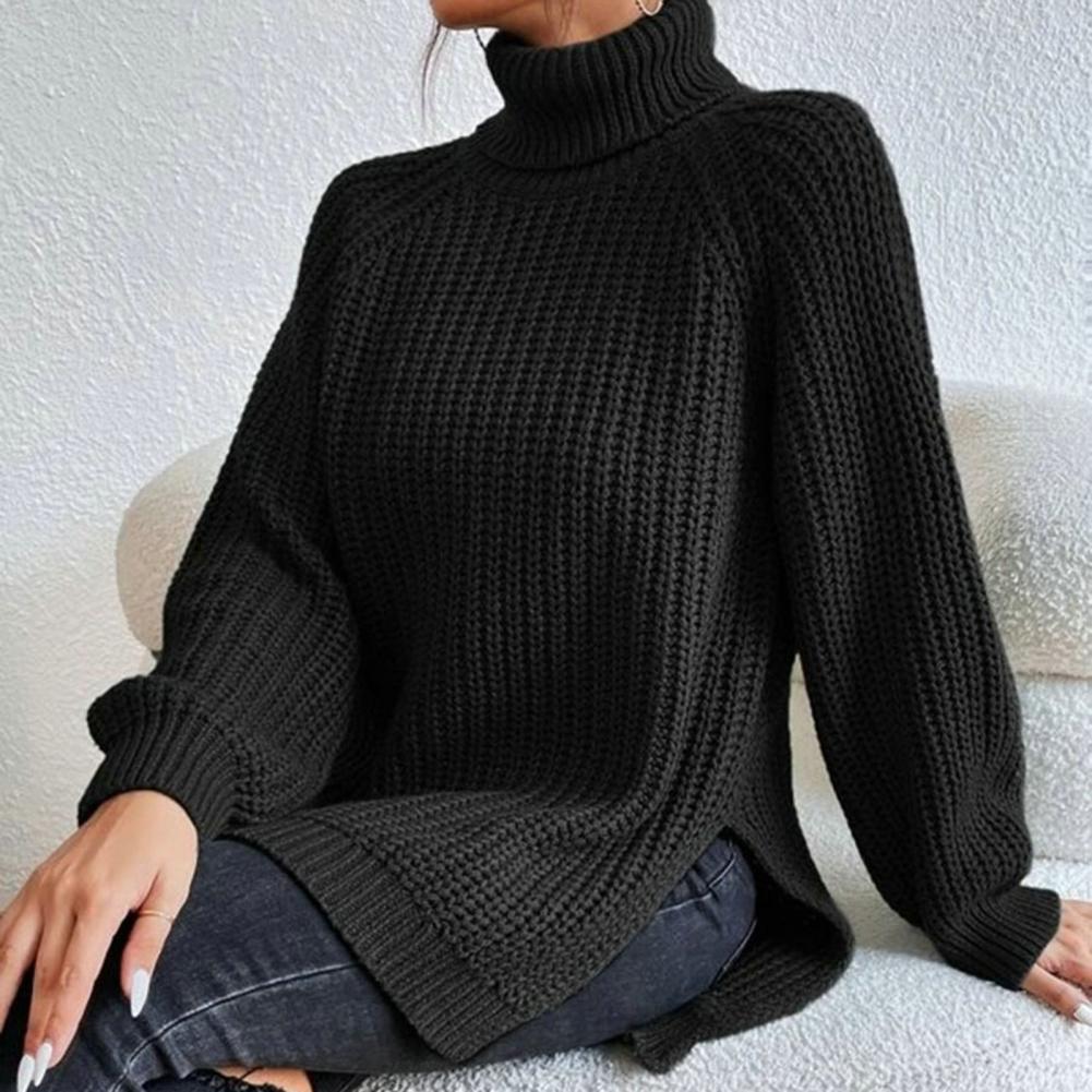 Pull À Col Roulé avec Coupe Ample pour Femme | Idéal pour La Saison Fraîche