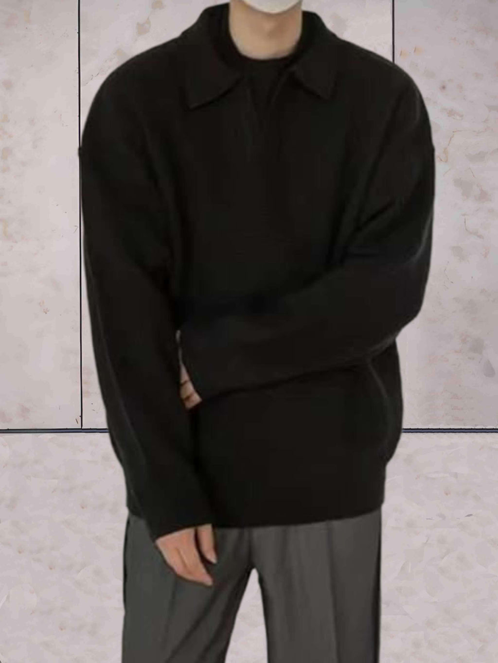Pull À Manches Longues Avec Col Rond Pour Homme | Idéal Pour Usage Quotidien