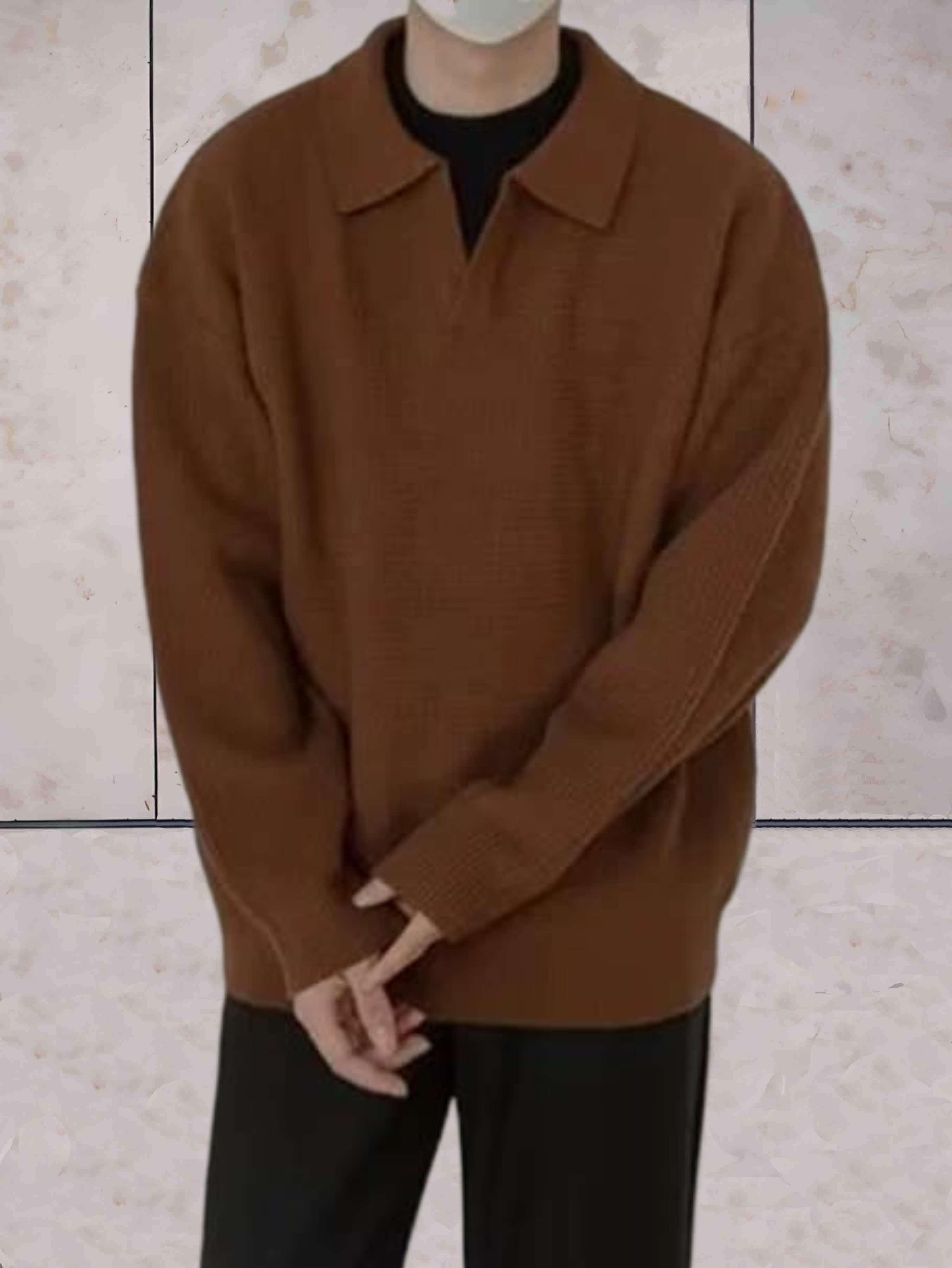 Pull À Manches Longues Avec Col Rond Pour Homme | Idéal Pour Usage Quotidien